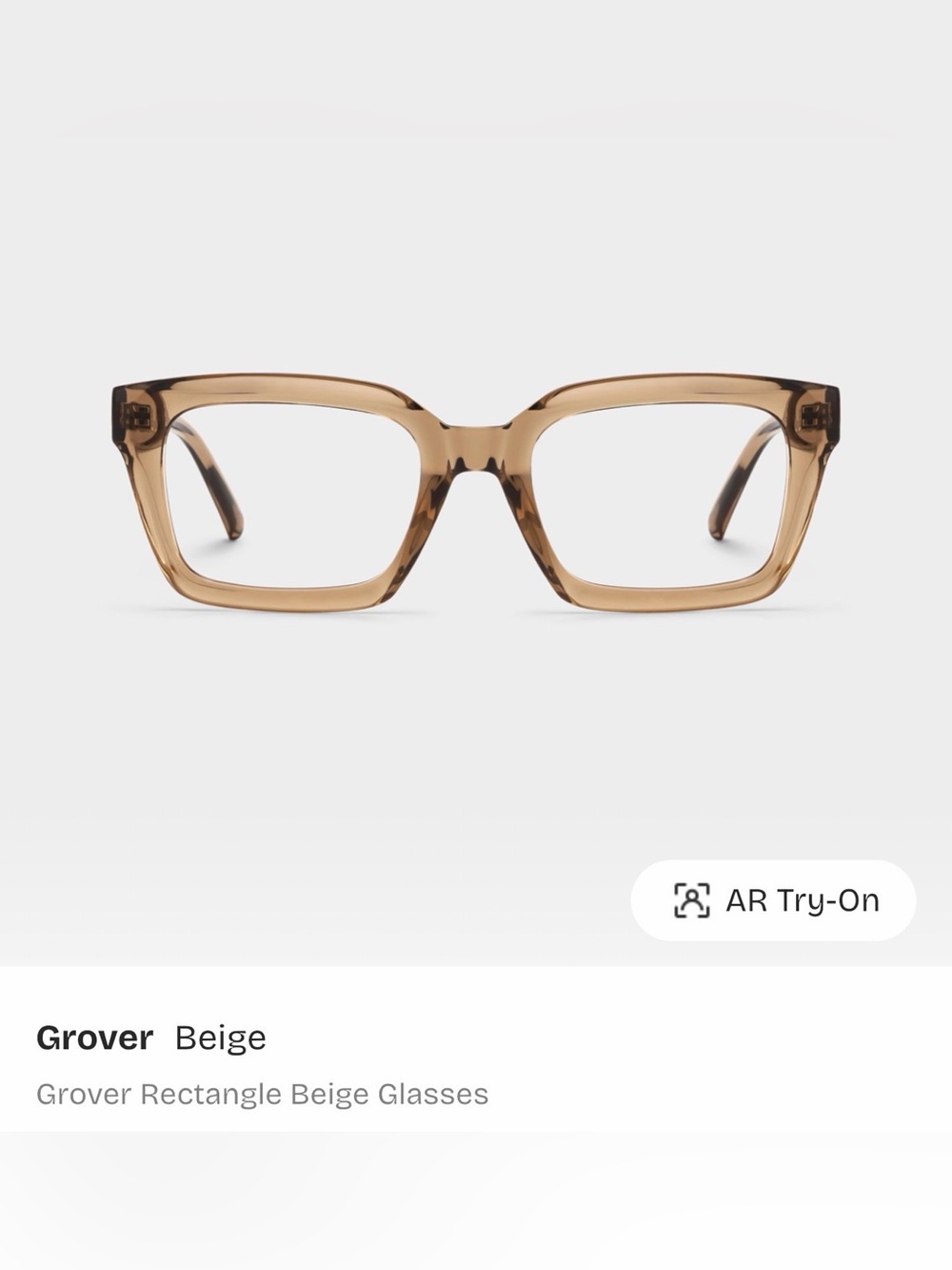 Zeelool Grover Beige Reading 2.50 Glasses
Standard Eyeglasses